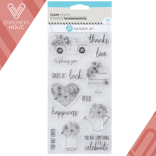 Hampton Art - Sellos - Flowery