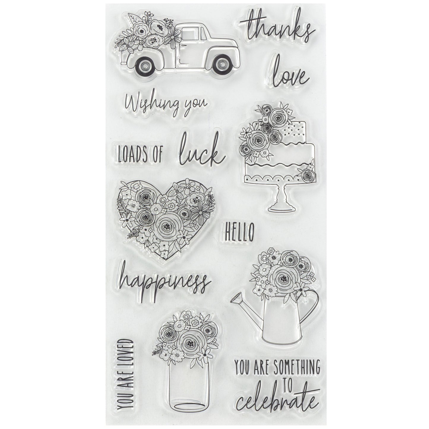 Hampton Art - Sellos - Flowery