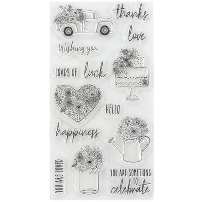 Hampton Art - Sellos - Flowery