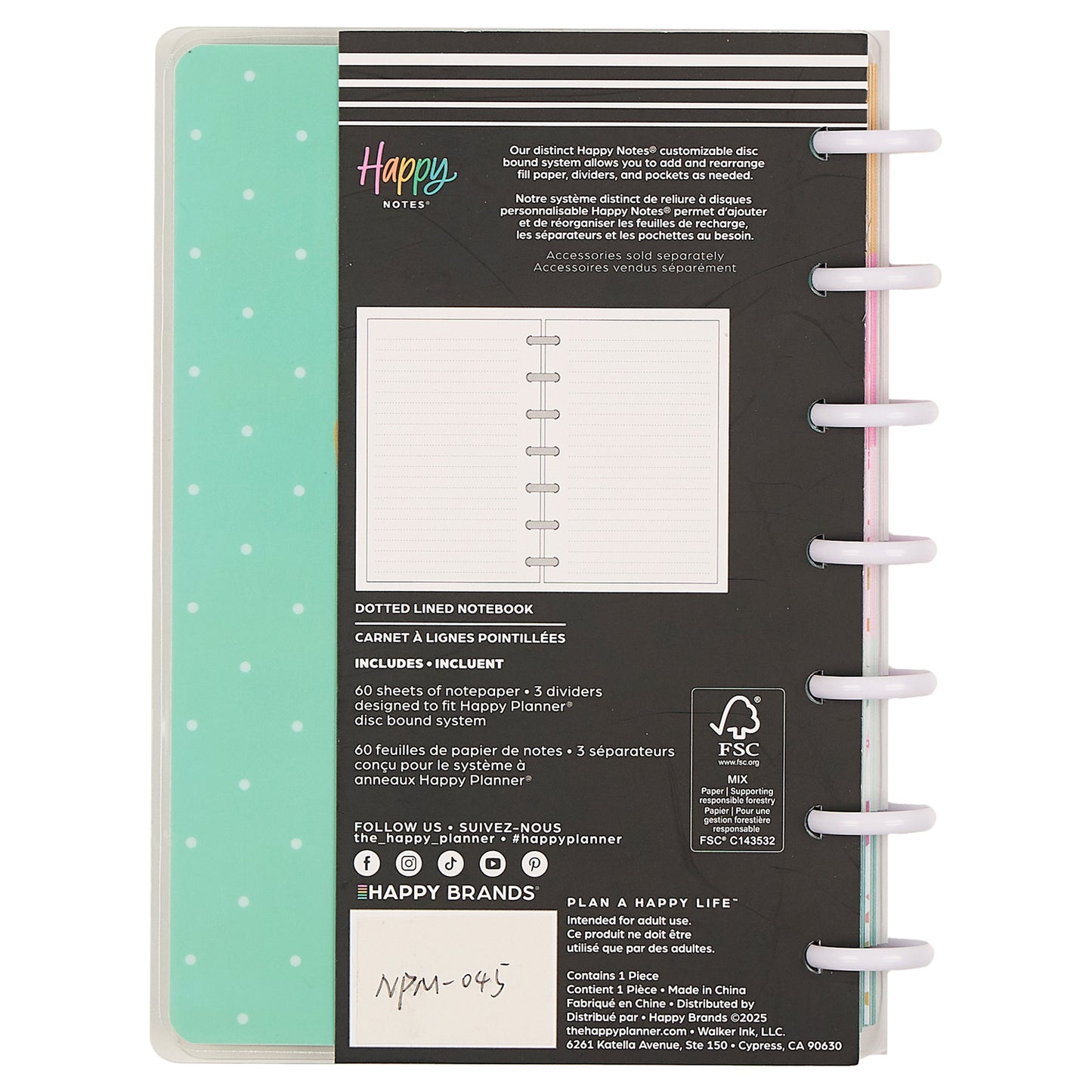 Happy Planner - Happy Notes Mini - Squad Goals
