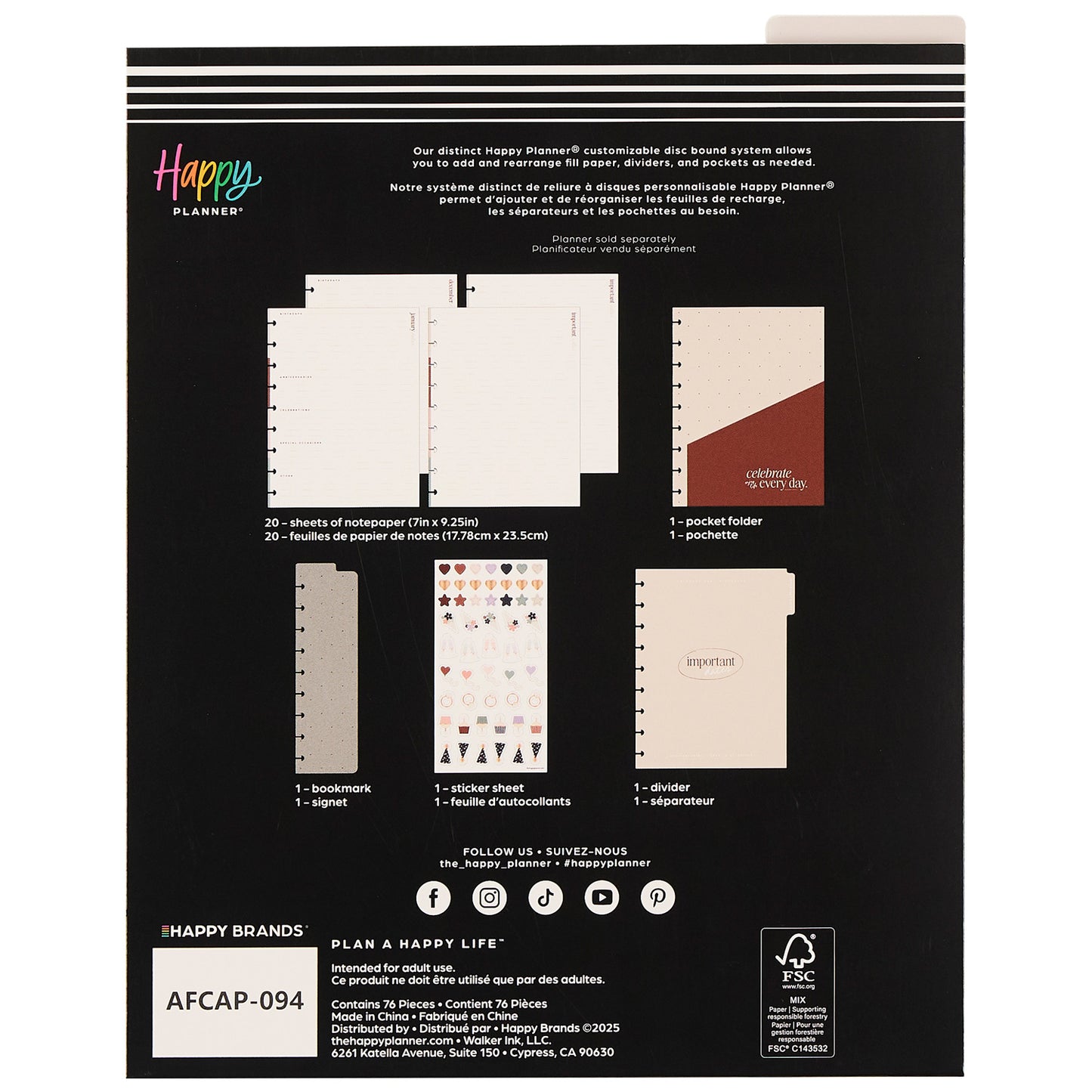 Happy Planner - Accessory Pack - Important Dates