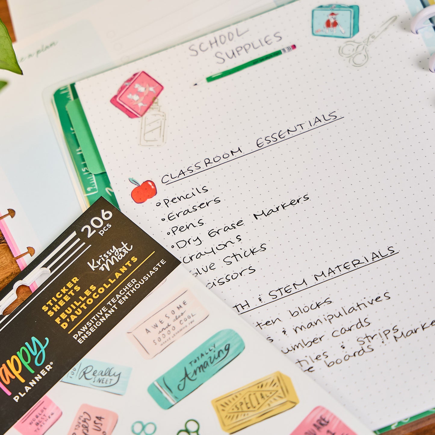 Happy Planner - Happy Notes Bundle - Pawsitive Teacher