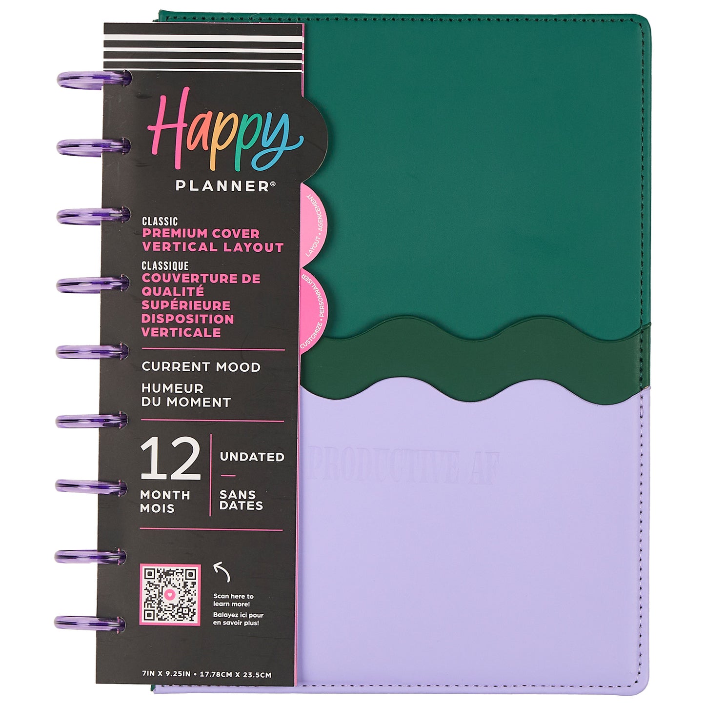 Happy Planner - Planner Classic Deluxe (12 meses no fechado) - Current Mood