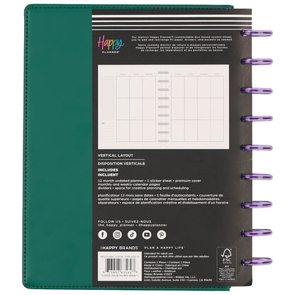 Happy Planner - Planner Classic Deluxe (12 meses no fechado) - Current Mood