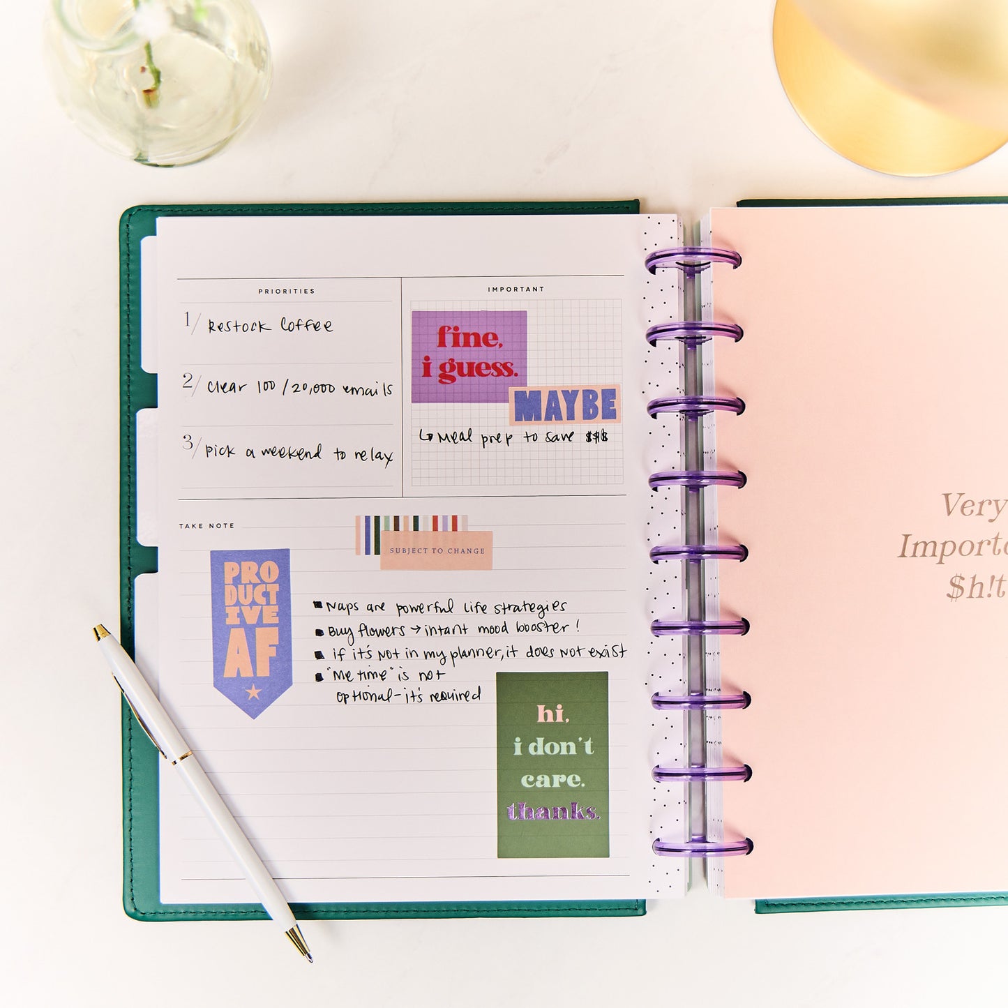 Happy Planner - Planner Classic Deluxe (12 meses no fechado) - Current Mood