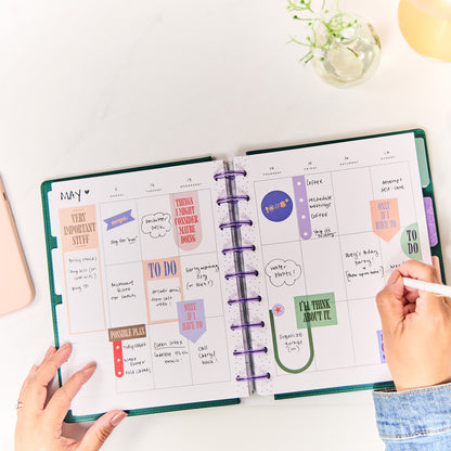 Happy Planner - Planner Classic Deluxe (12 meses no fechado) - Current Mood