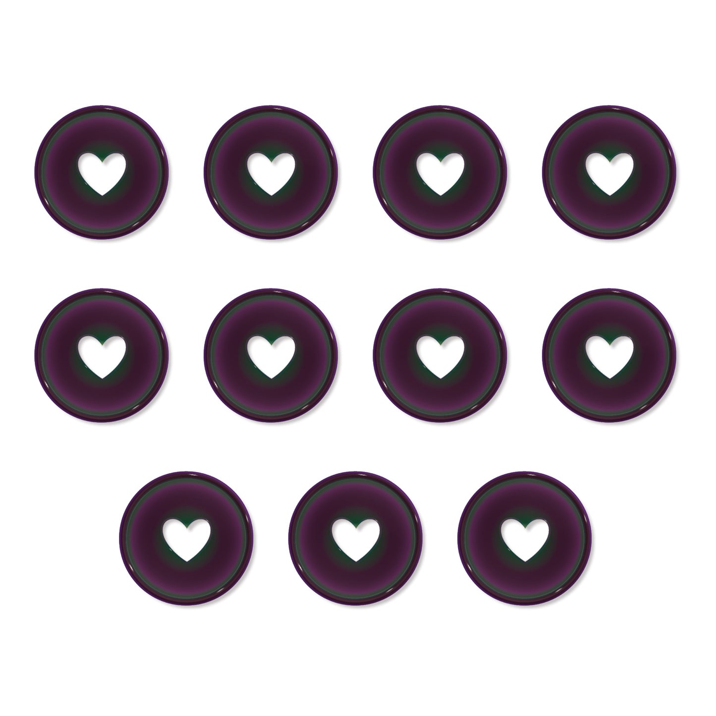 Happy Planner - Discos Classic Plástico - Iridescent