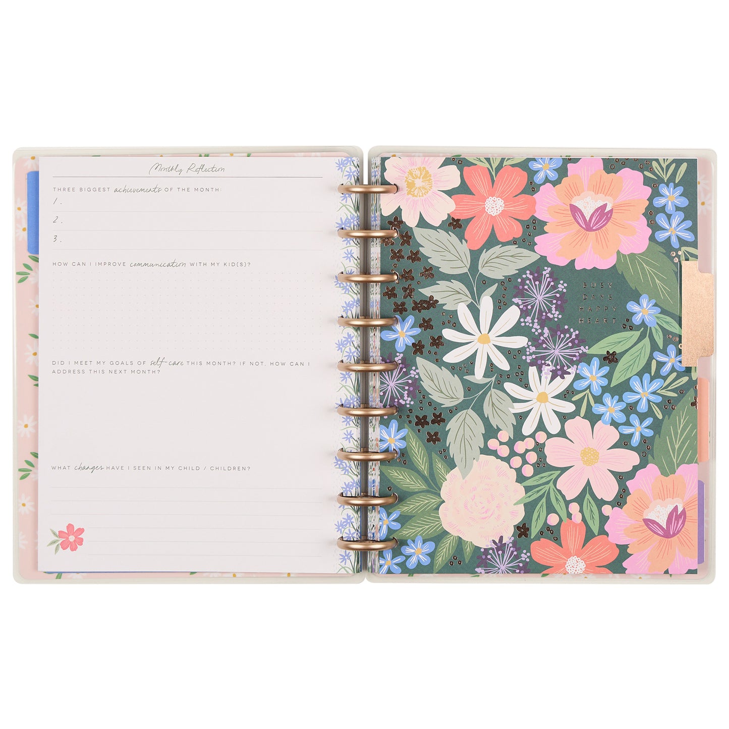 Happy Planner - Journal Guiado - Cool Bloom Parenting