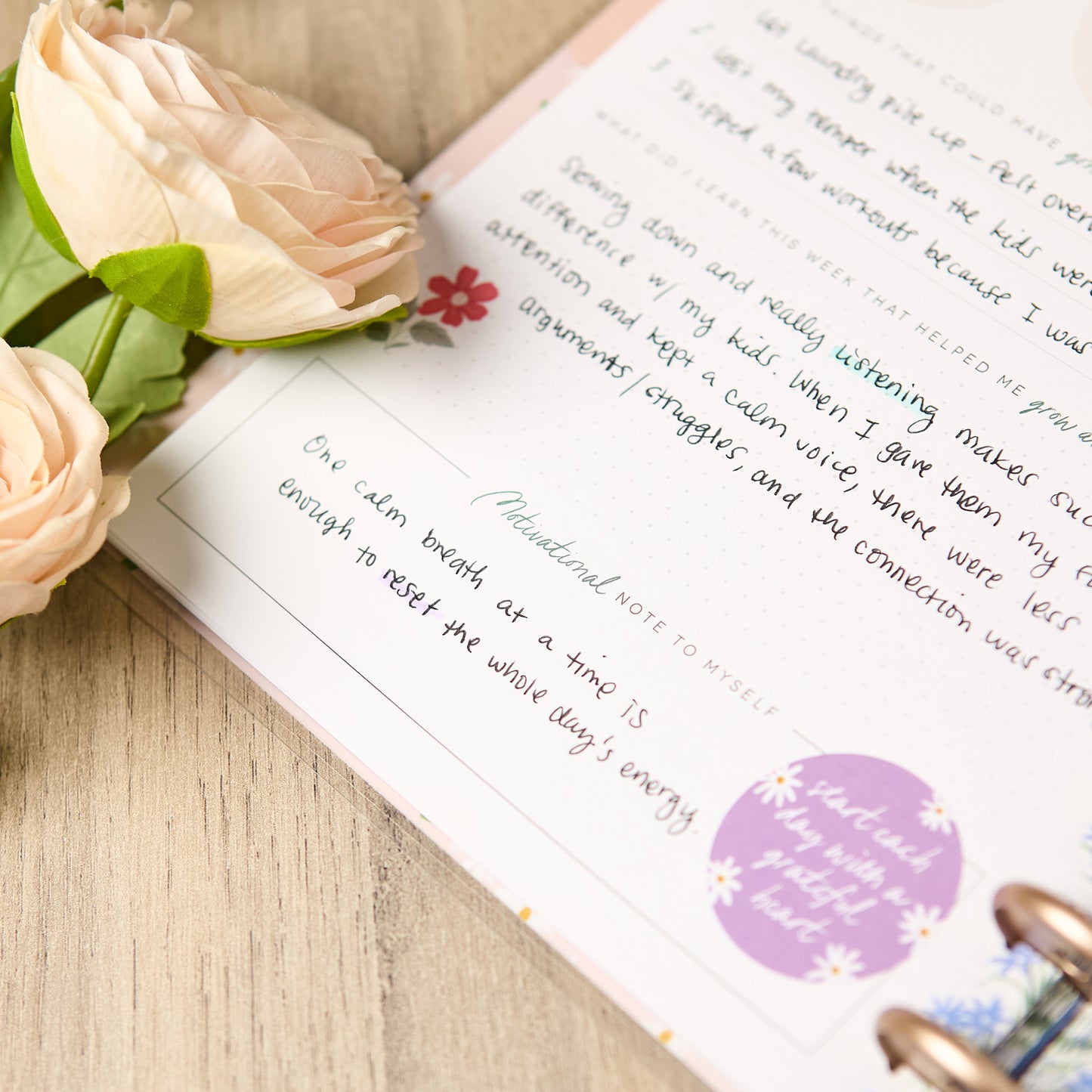 Happy Planner - Journal Guiado - Cool Bloom Parenting