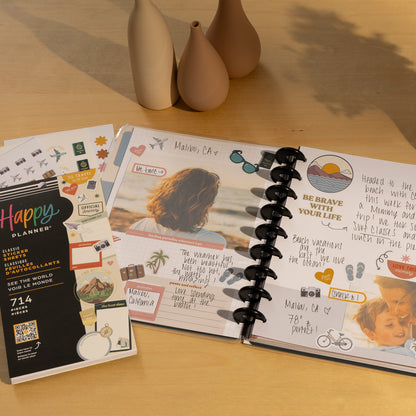 Happy Planner - Memory Keeping Classic - Travel The World