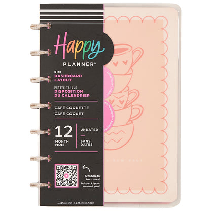 Happy Planner - Planner Mini (12 meses no fechado) - Cafe Coquette