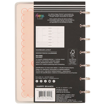 Happy Planner - Planner Mini (12 meses no fechado) - Cafe Coquette