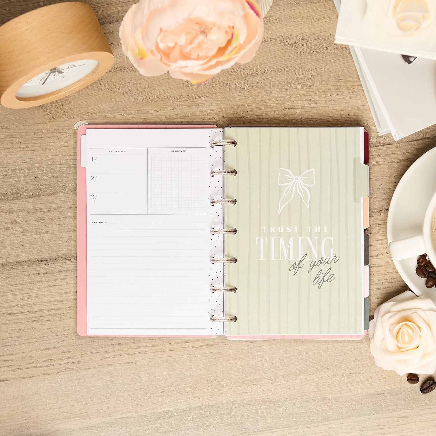 Happy Planner - Planner Mini (12 meses no fechado) - Cafe Coquette