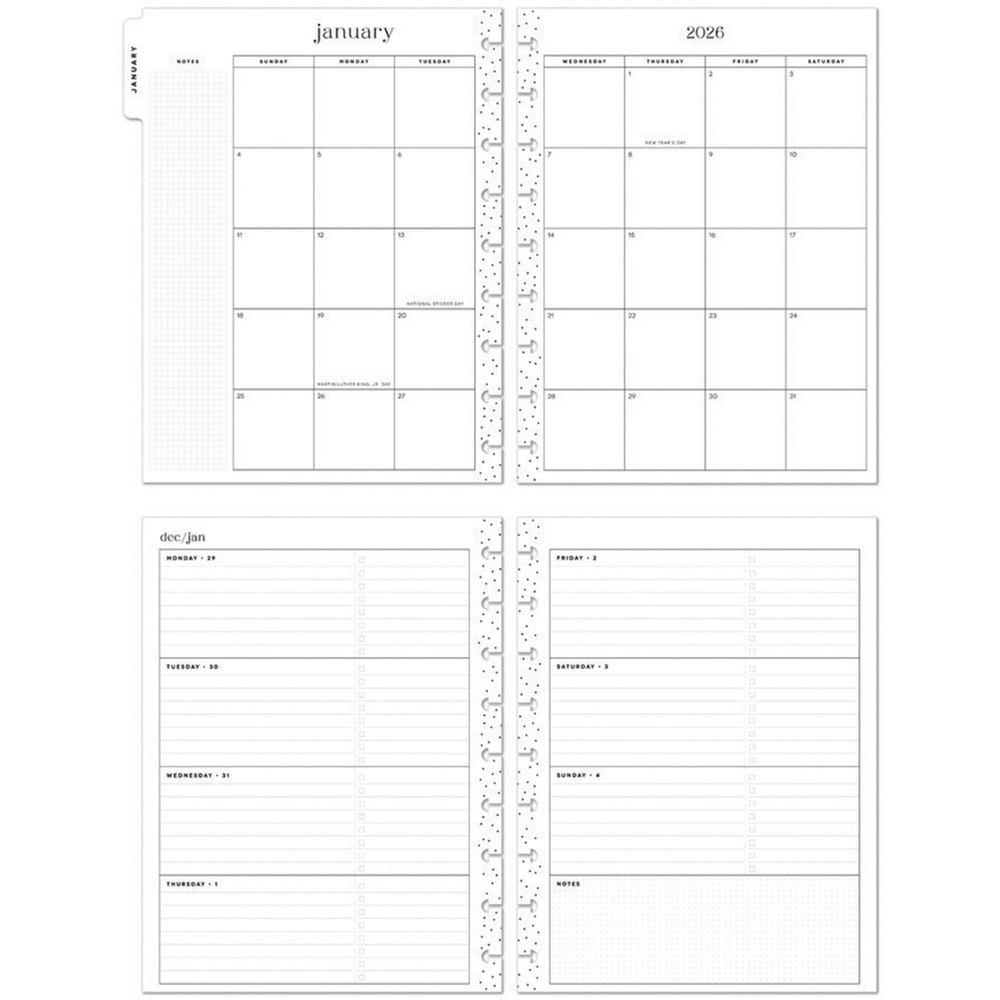 Happy Planner - Planner Classic (2026) - Star Signs Embroidery