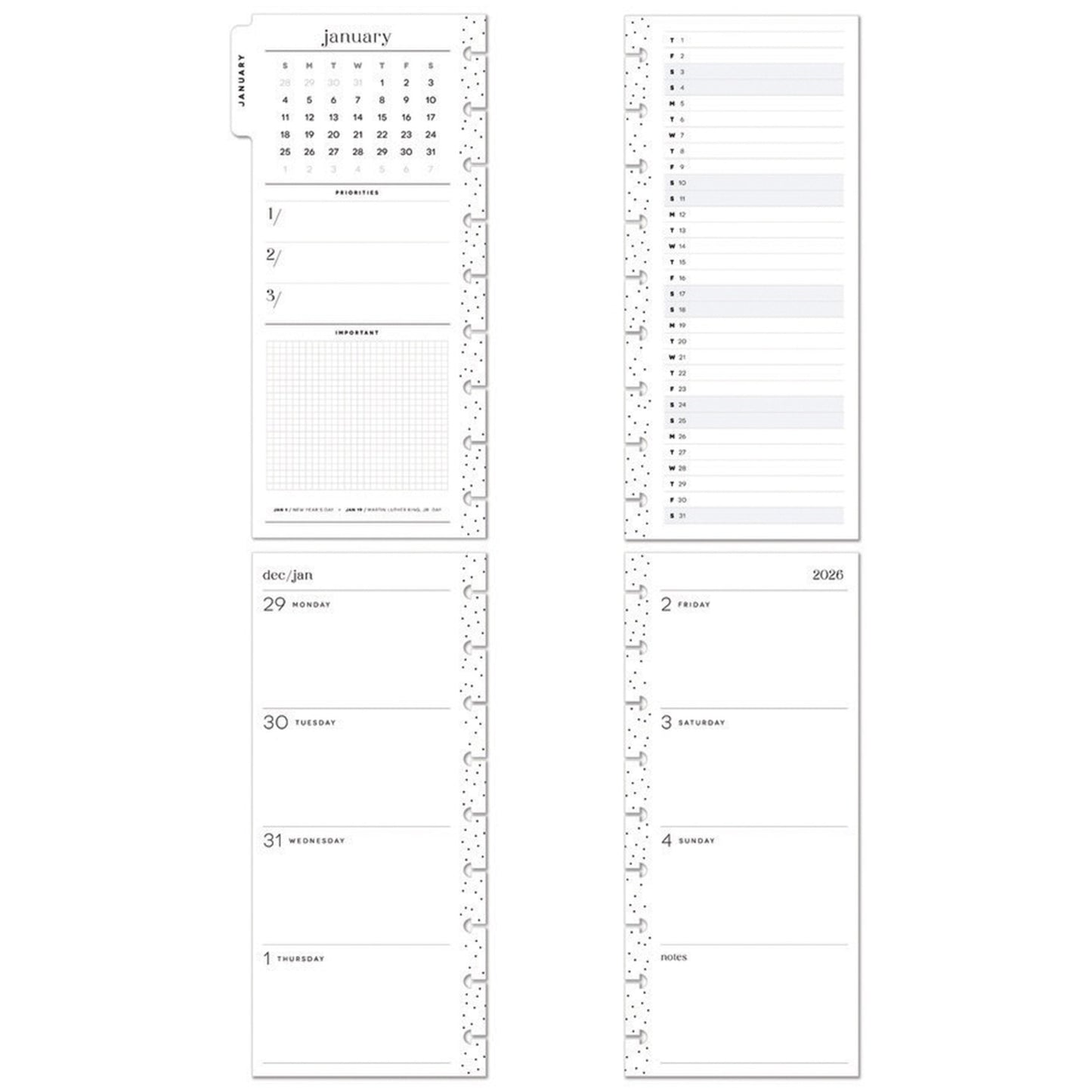 Happy Planner - Planner Skinny Classic (2026) - Heritage Charm