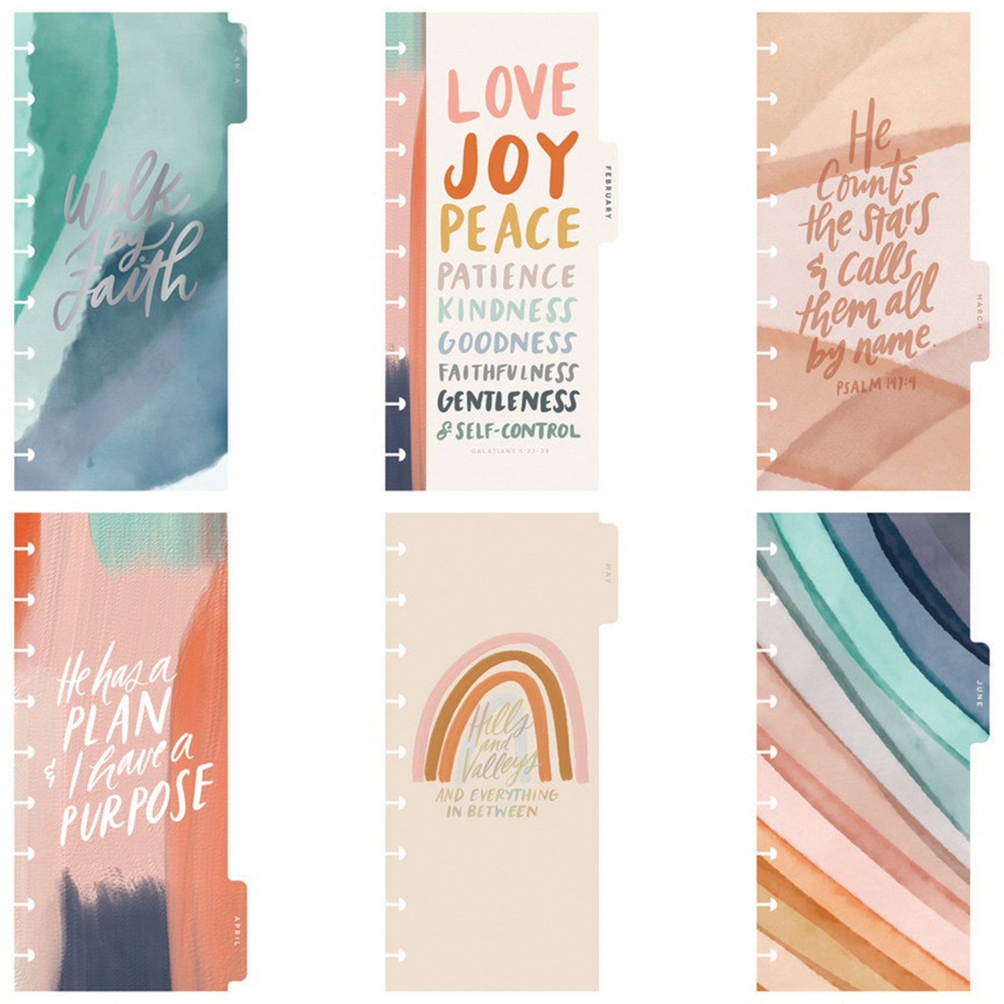 Happy Planner - Planner Skinny Classic (2026) - Watercolor Grace