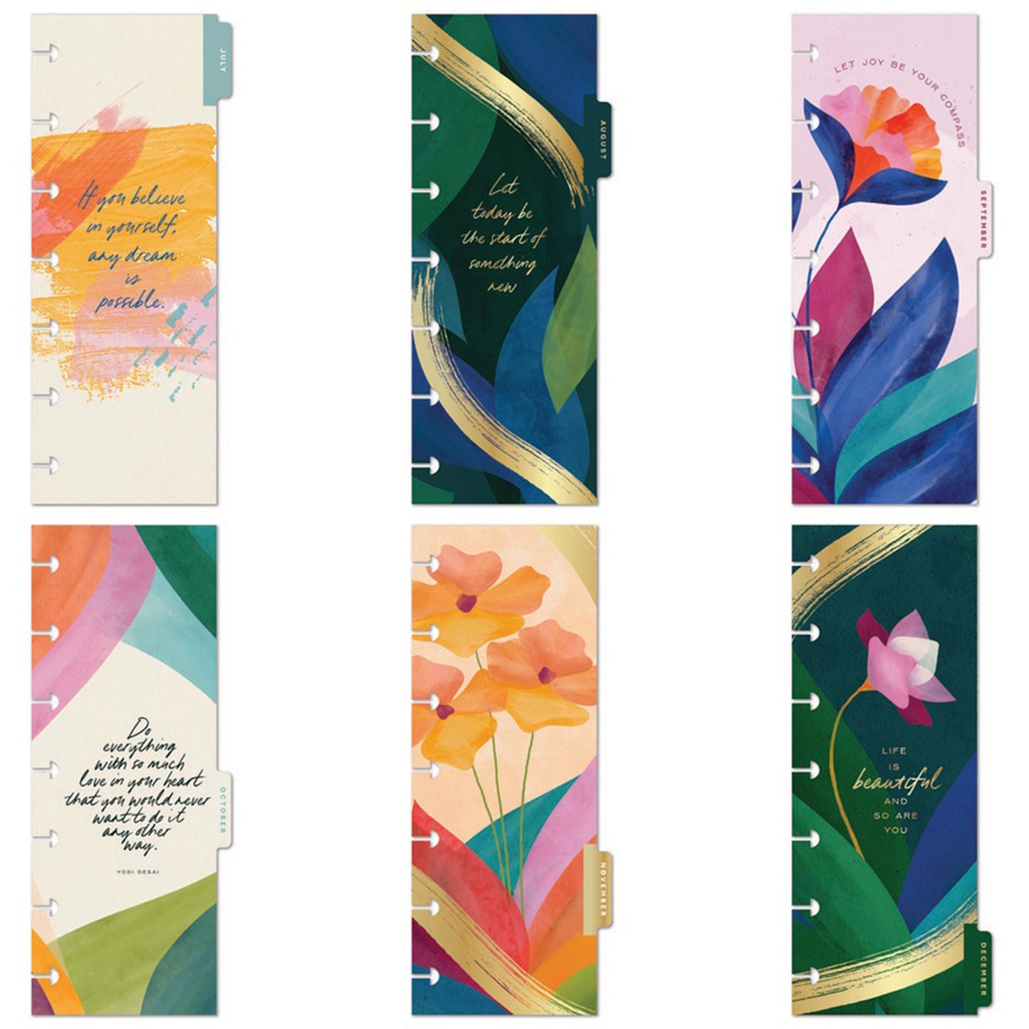 Happy Planner - Planner Skinny Mini (2026) - Floral Energy
