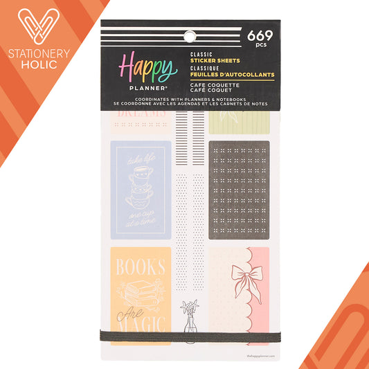 Happy Planner - Sticker Book - Cafe Coquette