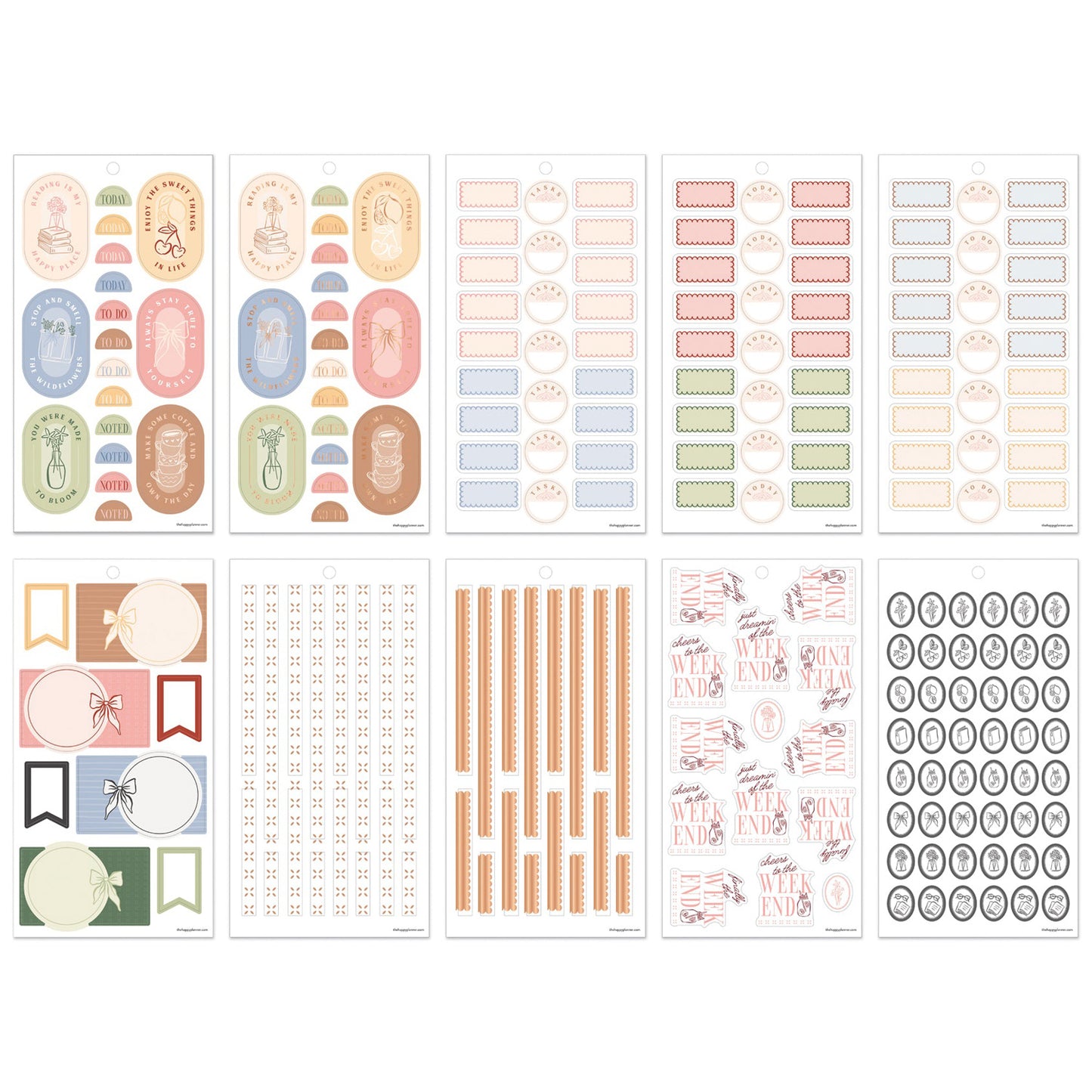 Happy Planner - Sticker Book - Cafe Coquette