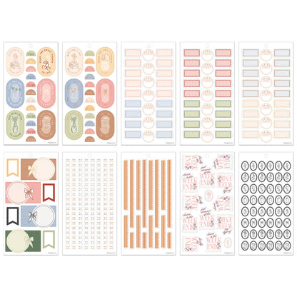 Happy Planner - Sticker Book - Cafe Coquette