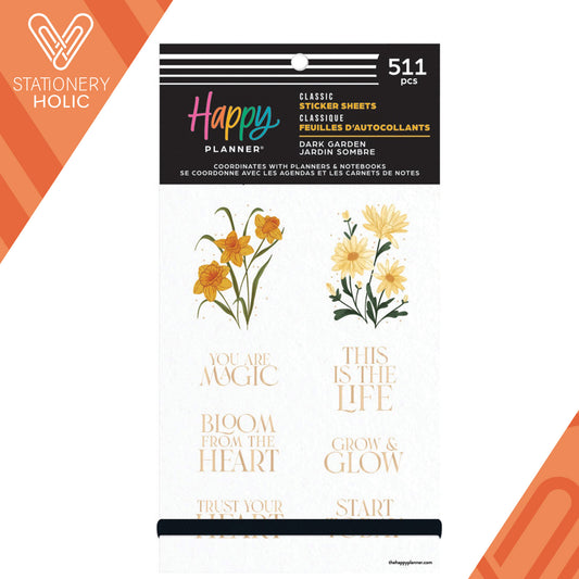 Happy Planner - Sticker Book - Dark Garden