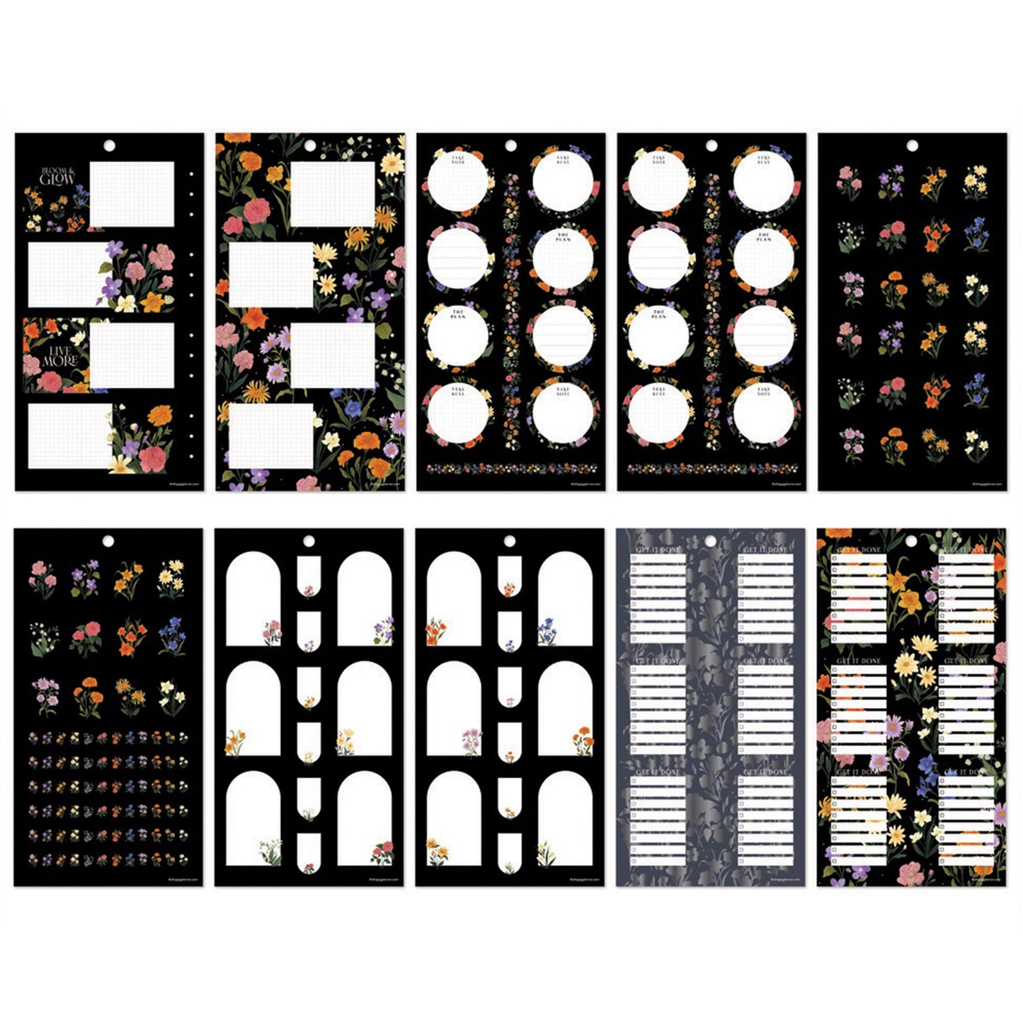 Happy Planner - Sticker Book - Dark Garden