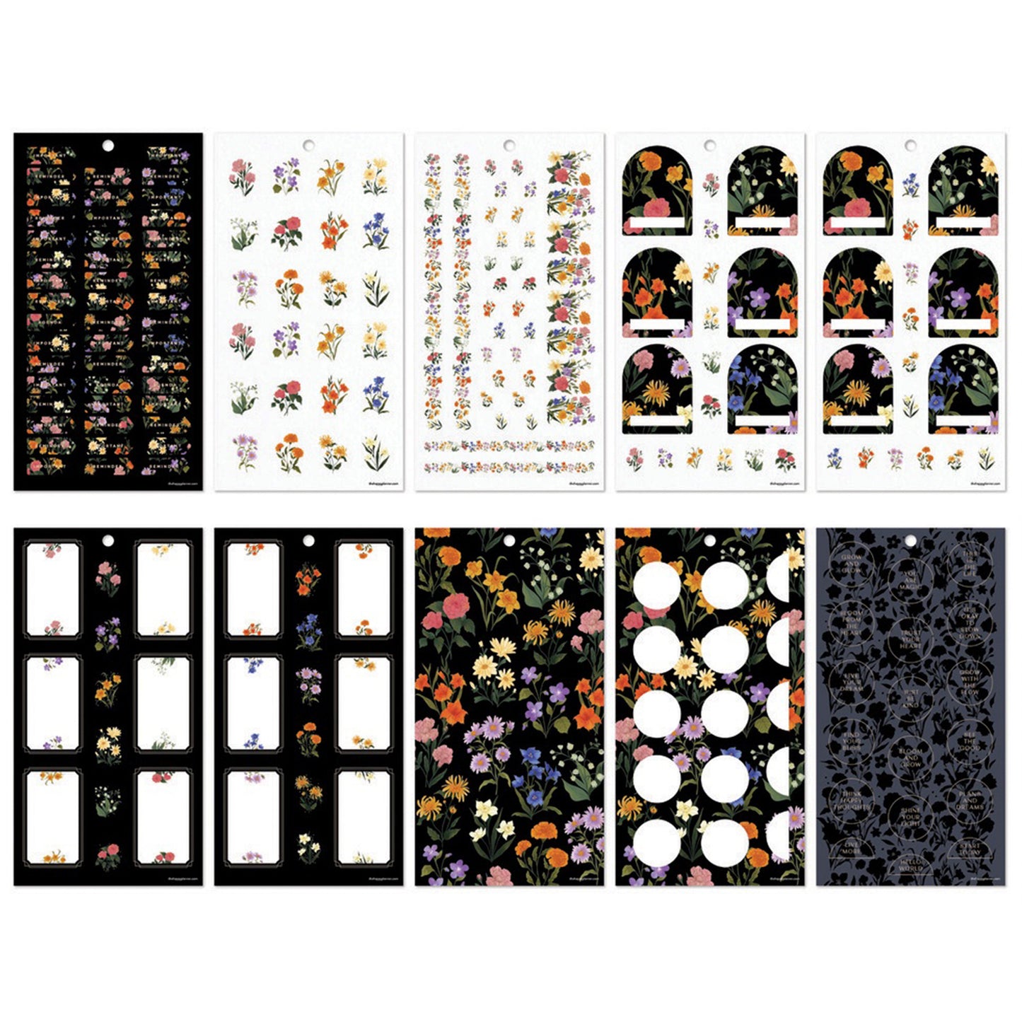 Happy Planner - Sticker Book - Dark Garden