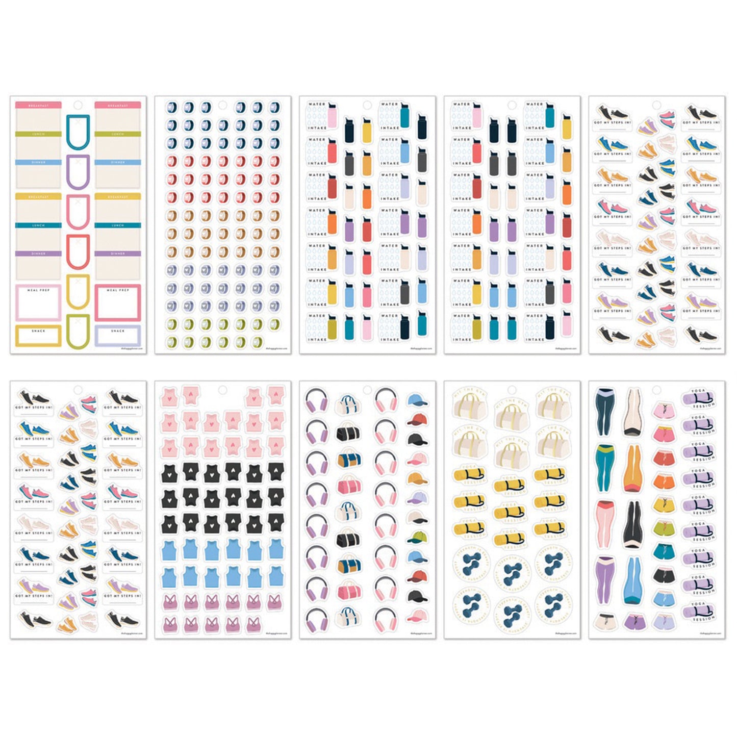 Happy Planner - Sticker Book - Fitness Icons