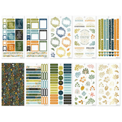 Happy Planner - Sticker Book - Herbarium Classic