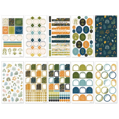 Happy Planner - Sticker Book - Herbarium Mini