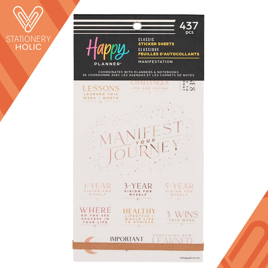 Happy Planner - Sticker Book - Manifestation