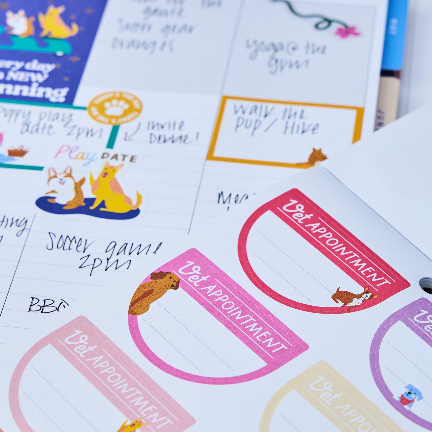 Happy Planner - Sticker Book - Playful Pups