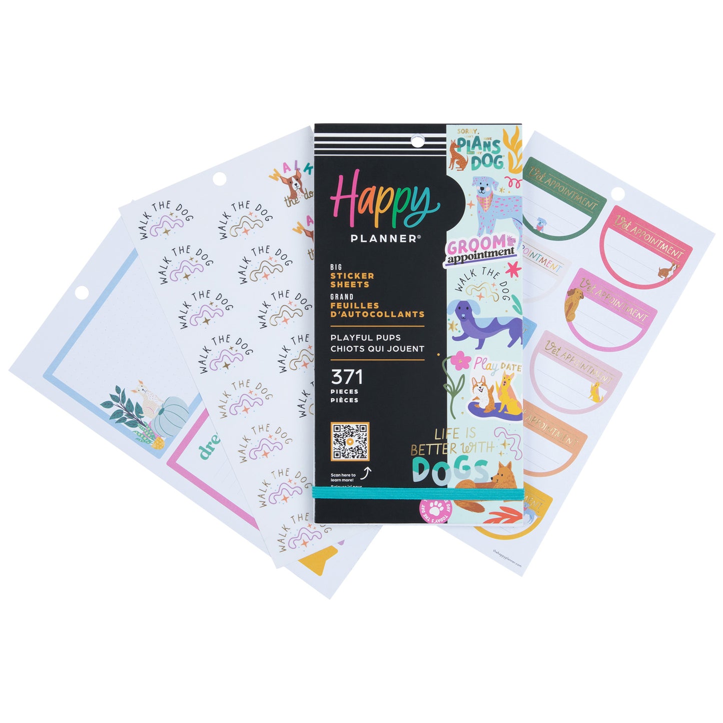 Happy Planner - Sticker Book - Playful Pups