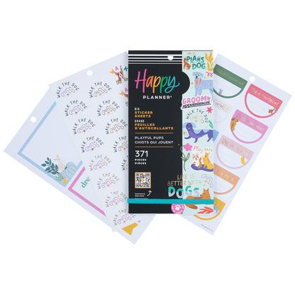 Happy Planner - Sticker Book - Playful Pups