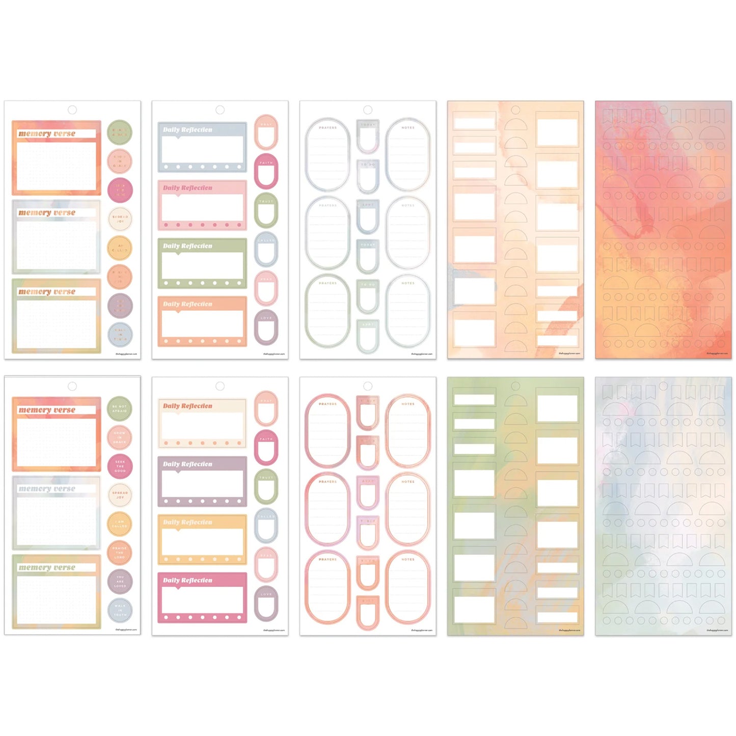 Happy Planner - Sticker Book - Rise & Align Faith