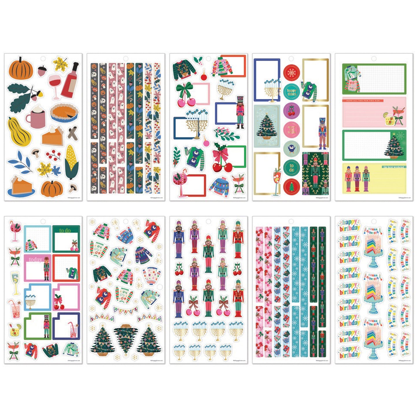 Happy Planner - Sticker Book - Seasonal Year