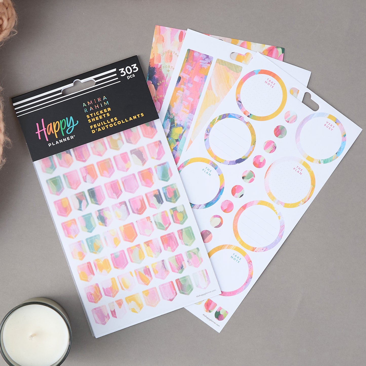 Happy Planner - Sticker Pack - Bright & Brushy