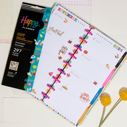 Happy Planner - Sticker Bloc - Seasons