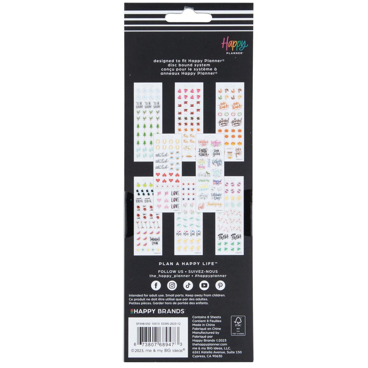 Happy Planner - Sticker Bloc - Seasons