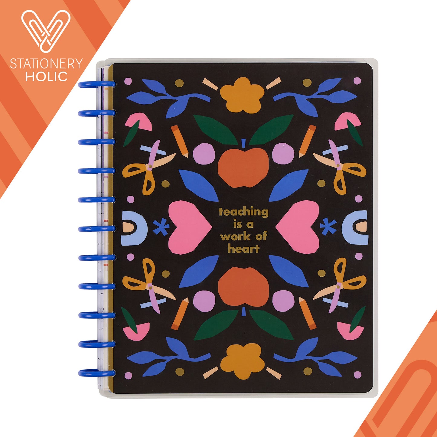 Happy Planner - Planner Big (12 meses no fechado) - Heart Work Teacher