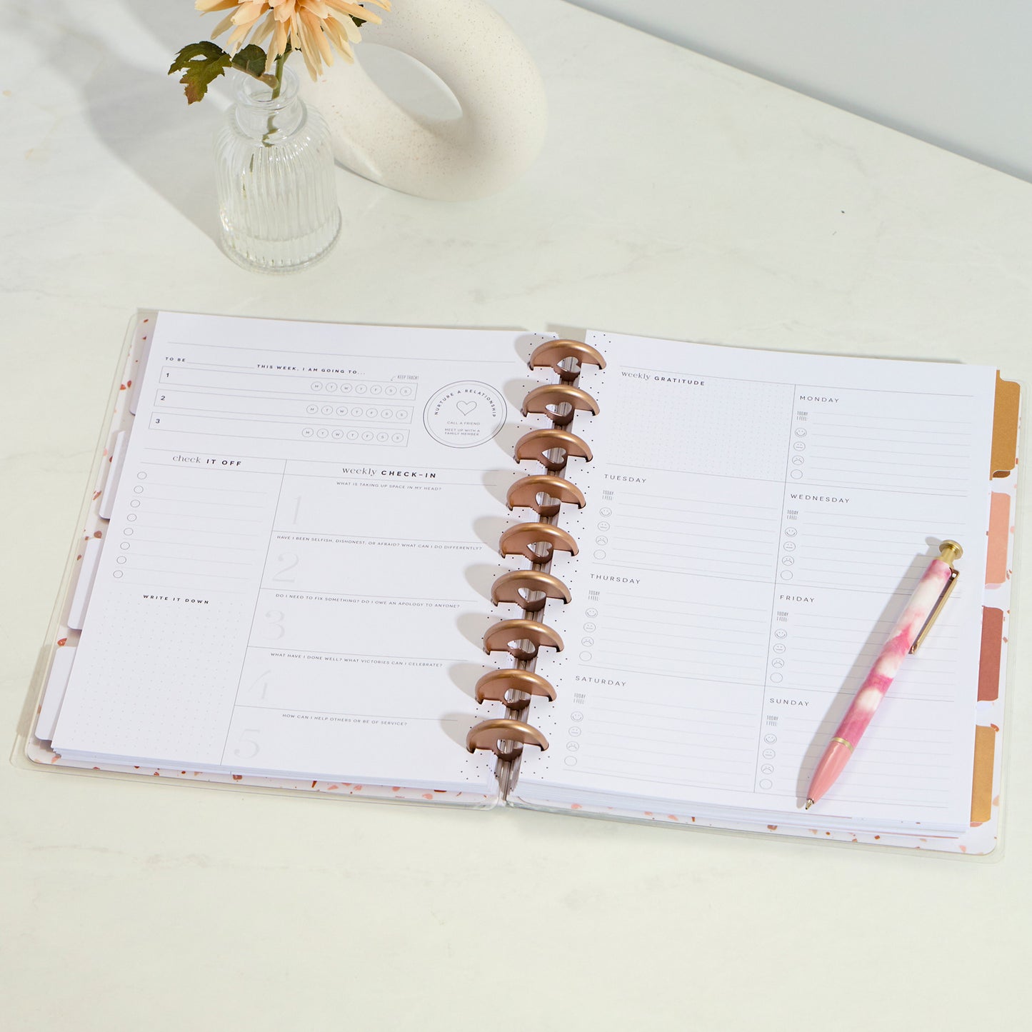 Happy Planner - Planner Classic (12 meses no fechado) - Sand & Stone Recovery