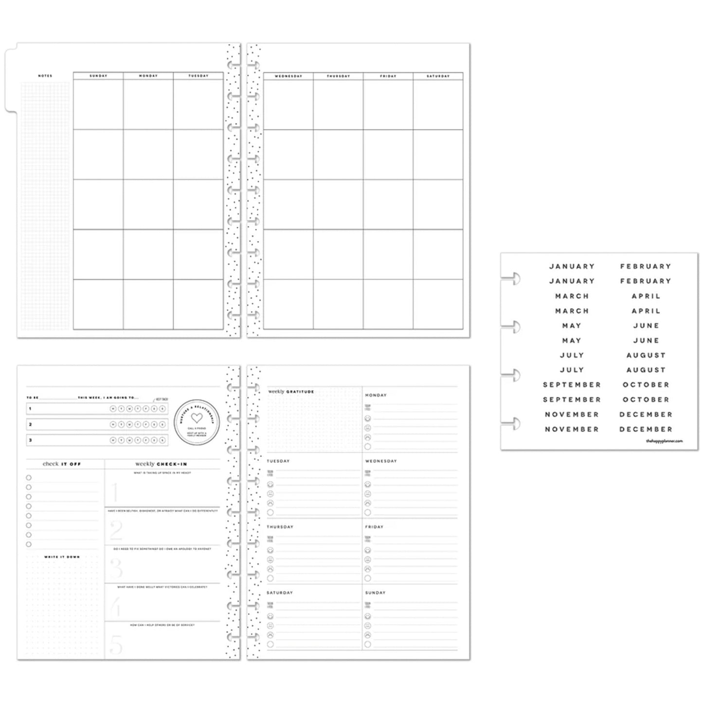 Happy Planner - Planner Classic (12 meses no fechado) - Sand & Stone Recovery