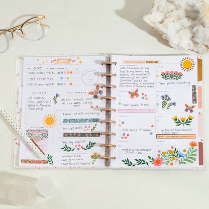 Happy Planner - Planner Classic (12 meses no fechado) - Sand & Stone Recovery