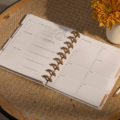 Happy Planner - Planner Classic (12 meses no fechado) - Sand & Stone Recovery