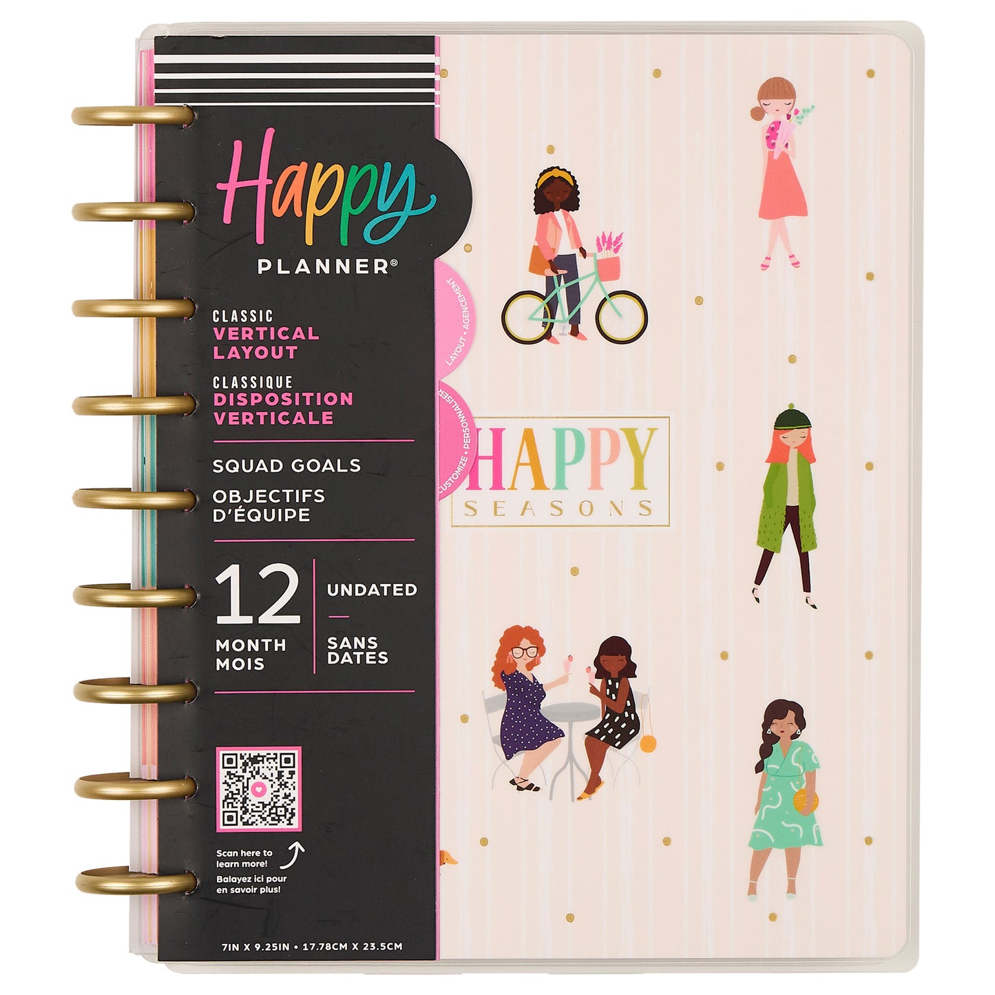 Happy Planner - Planner Classic (12 meses no fechado) - Squad Goals