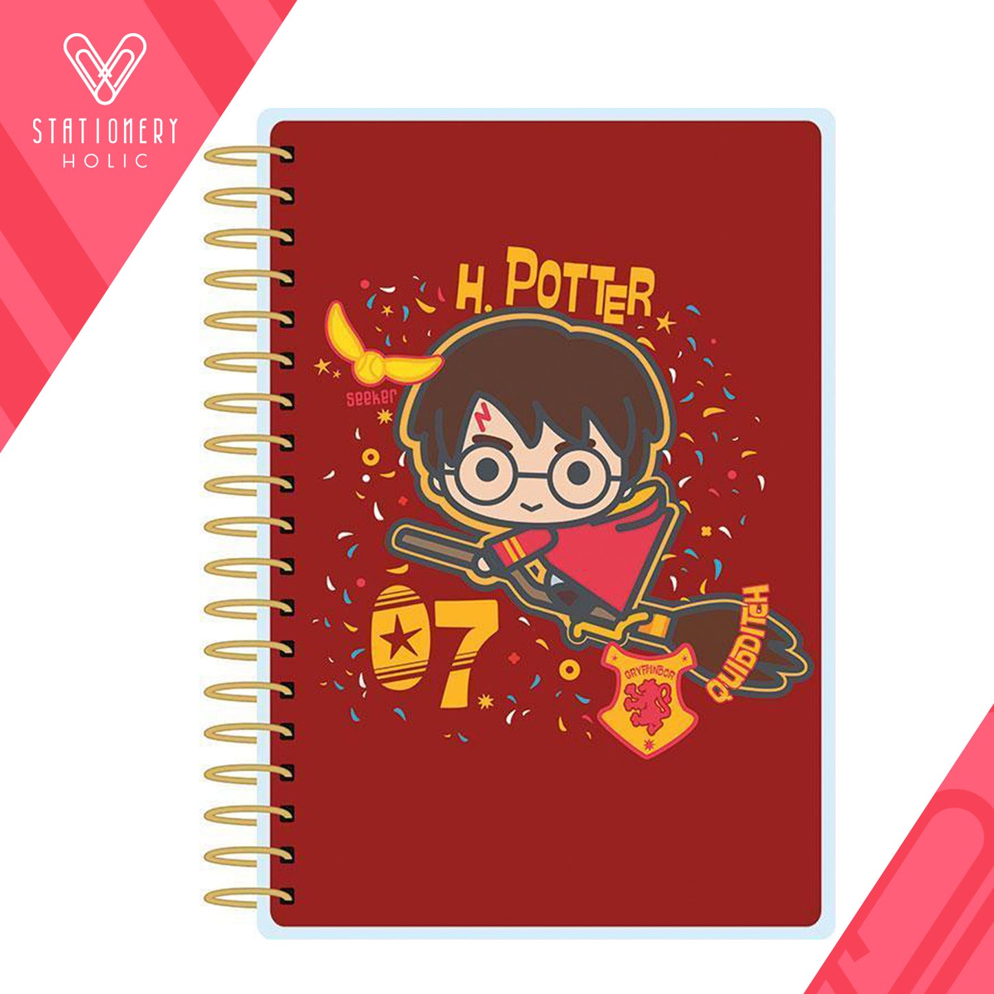 Paper House - Planner No Fechado 12 meses Mini - Harry Potter Chibi