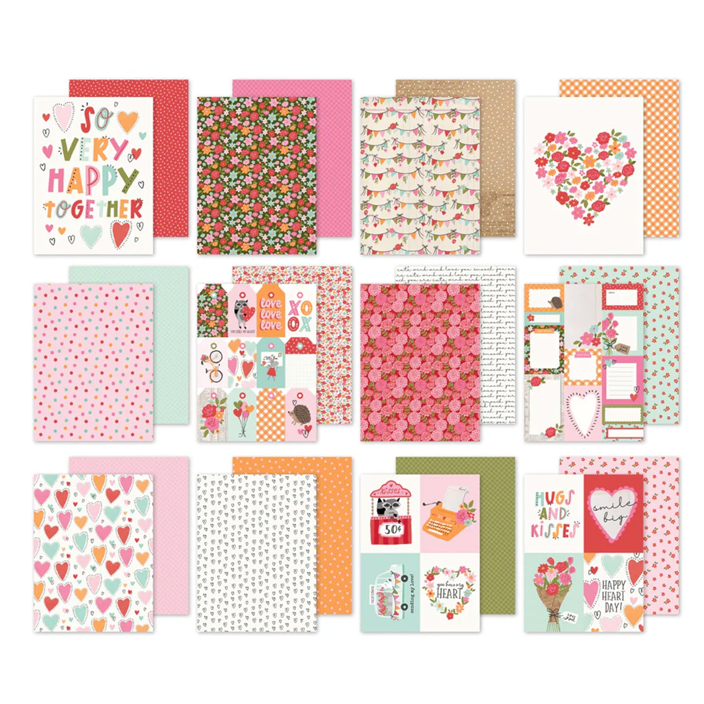 Simple Stories - Bloc Papel 6 x 8 - Heartstrings