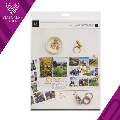 Heidi Swapp - Hojas Sticker para Fotos - 12 unidades