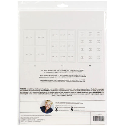 Heidi Swapp - Hojas Sticker para Fotos - 12 unidades