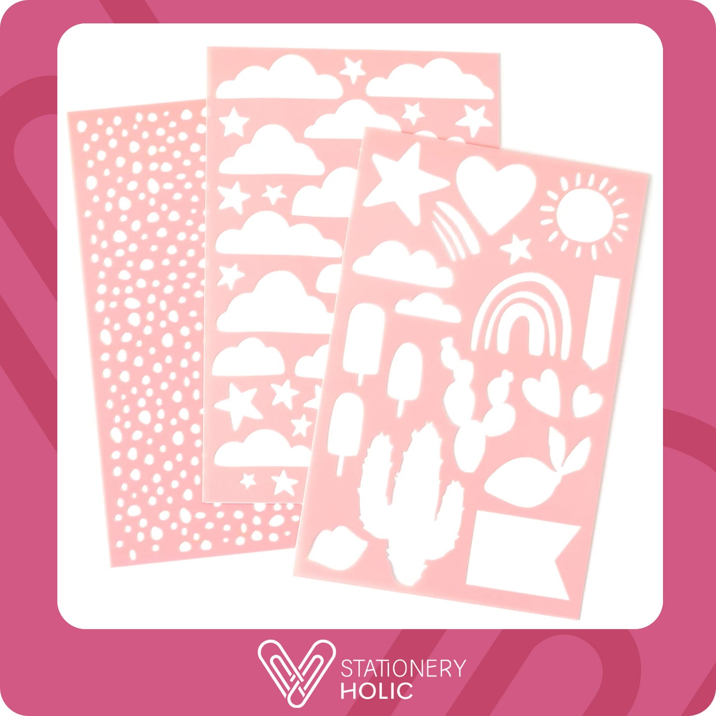 Heidi Swapp - Stencils - Sun Chaser